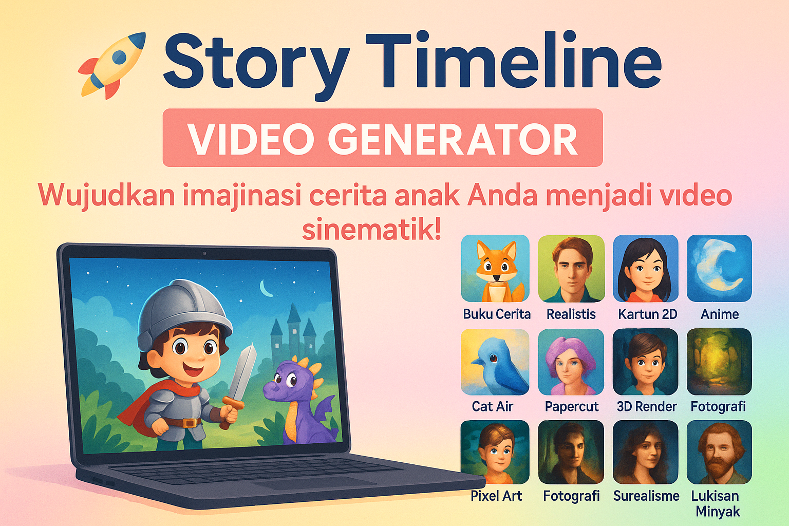🚀 Story Timeline Video Generator