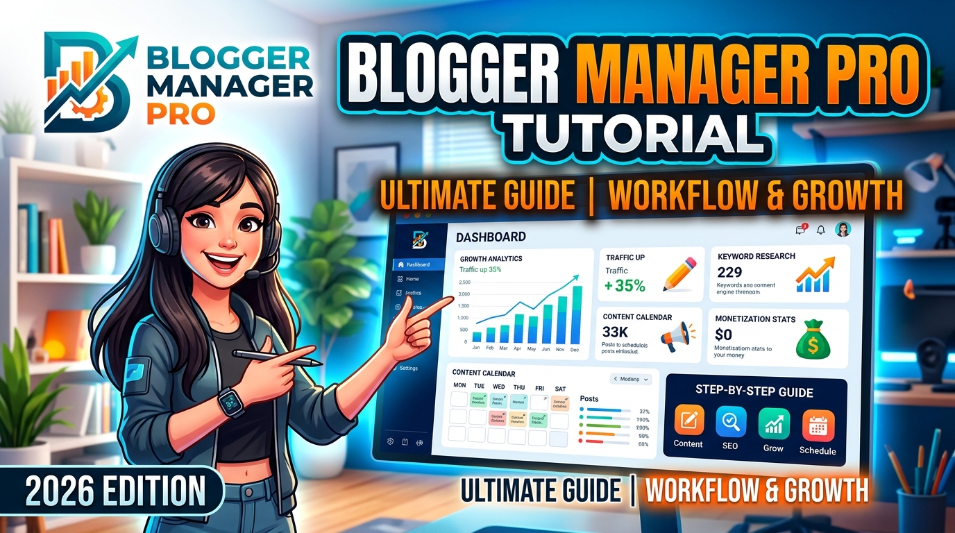 Web App Blogger Manager Pro